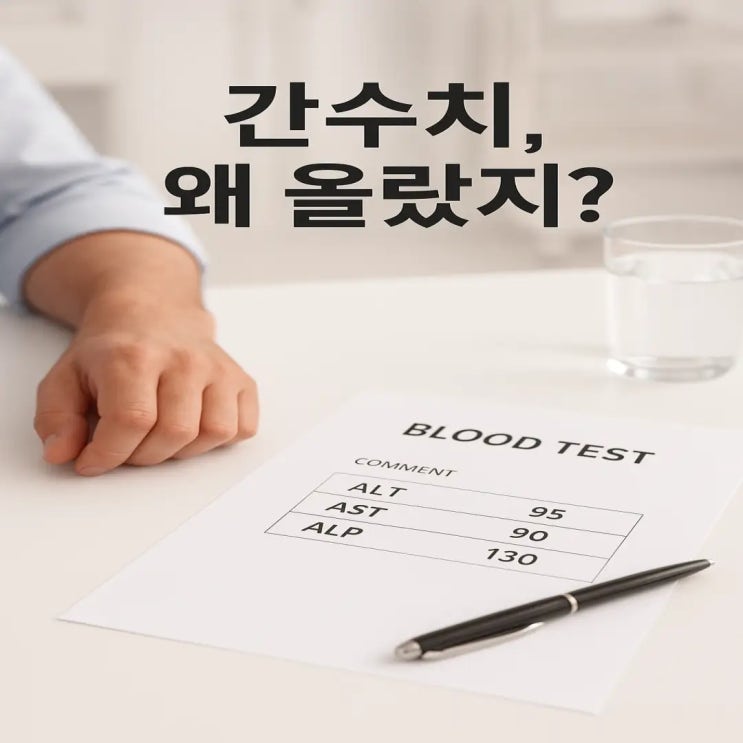  간 수치가 높은 이유와 낮추는 방법
