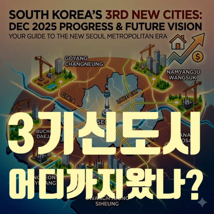  3기 신도시 진행 상황 총정리 (하남 교산, 남양주 왕숙 착공 현황)