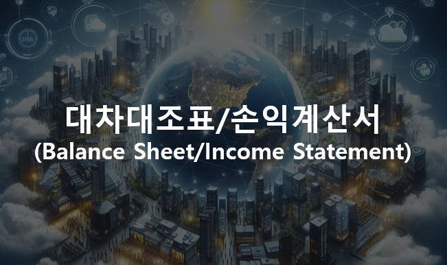  대차대조표/손익계산서(Balance Sheet/Income Statement)