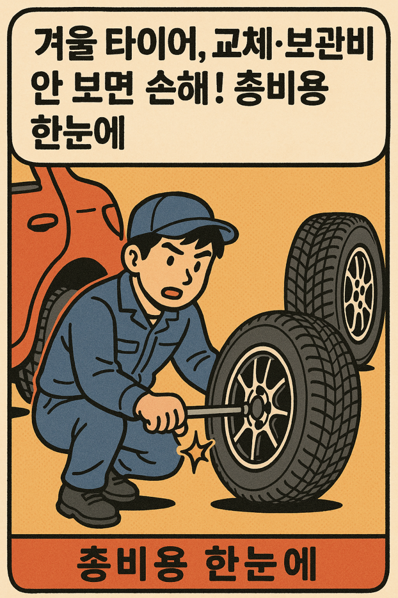 윈터 타이어 교체비용 얼마? 보관료까지 완벽 정리!