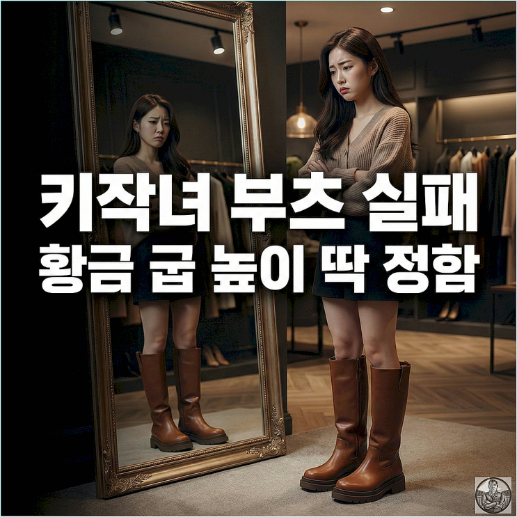  키작녀 필독 롱부츠, 무조건 높은 굽이 답? 절대 사지 마세요