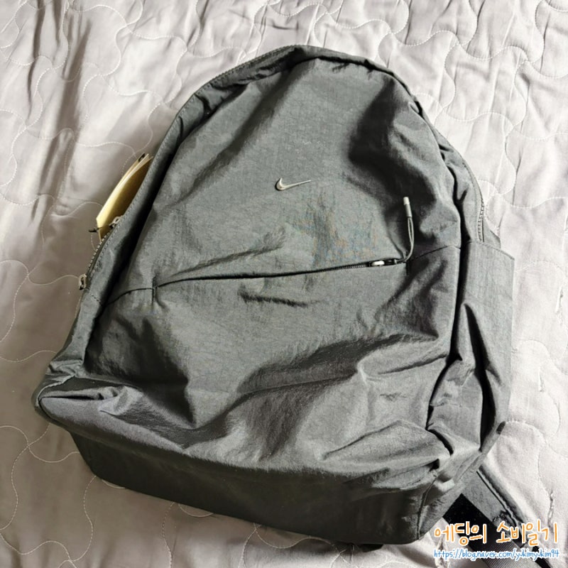 사회초년생 백팩 추천! 막쓰기 좋은 패브릭소재의 나이키 아우리 백팩(HF7007-013) 뚜벅이 백팩....