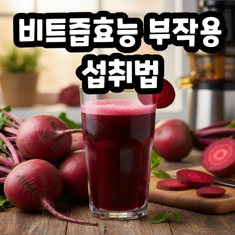 비트즙효능 부작용 섭취법
