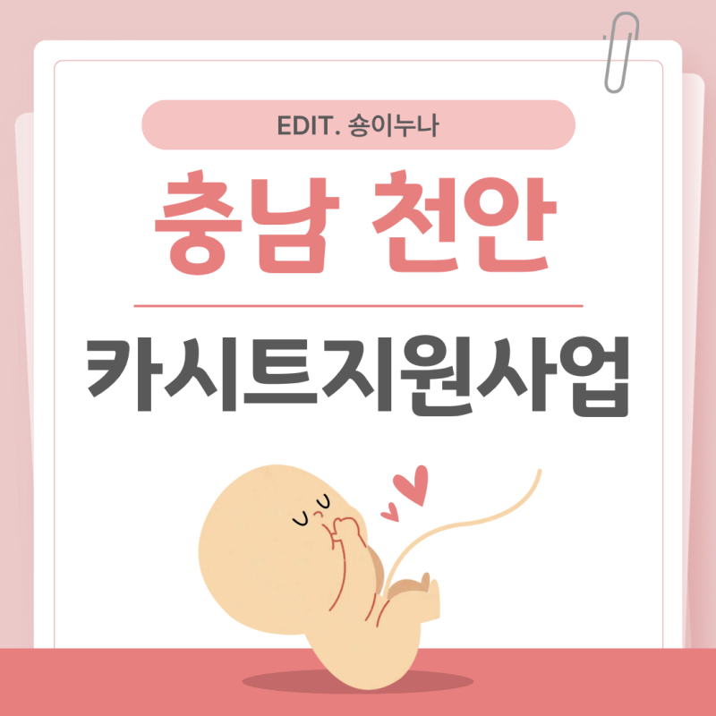충남 천안 카시트지원 2026년에도 지원해준다.
