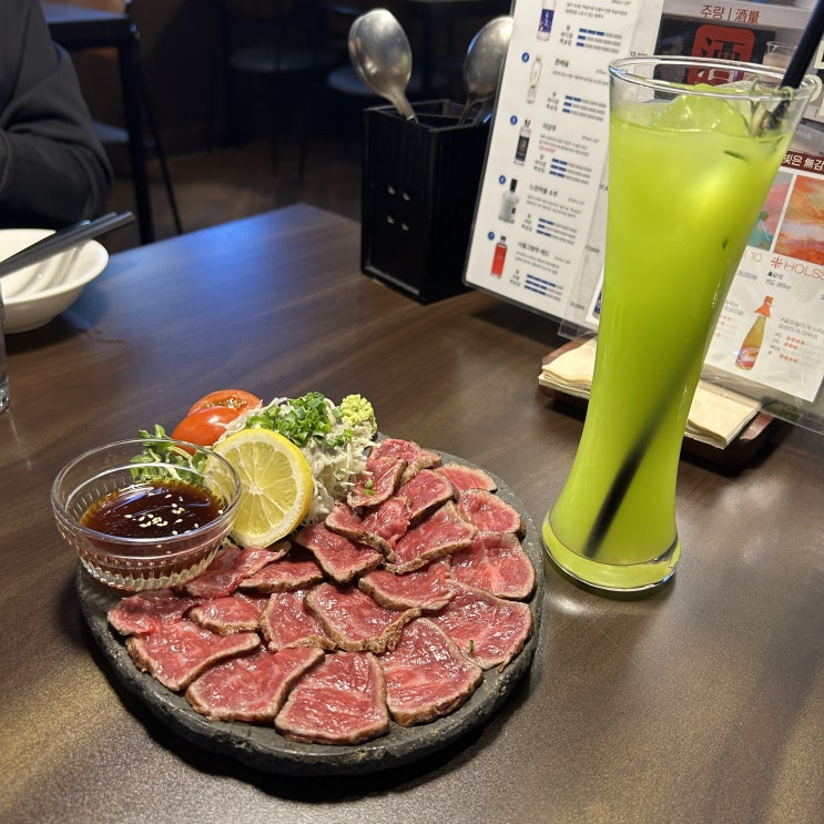 주량 성대직영점 후기｜한우타다키가 맛있는 분위기 좋은 성대 술집