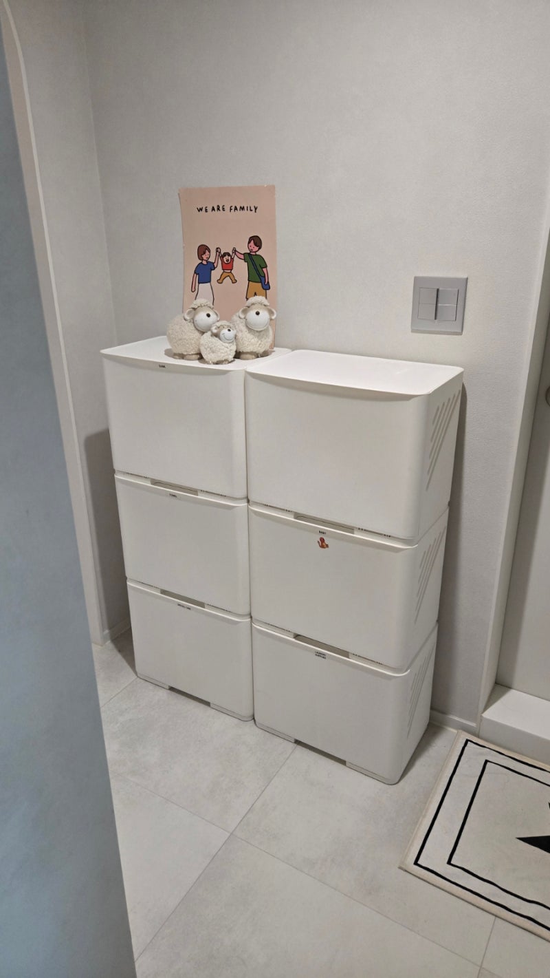 [내돈내산] 좁은집 빨래바구니 추천! 프로메이드 밀로 3단, 수건 보관함까지 해결 (2년 찐후기....