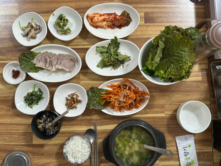  광주 로컬맛집 산수쌈밥 혼밥 웨이팅 메뉴 가격 주차