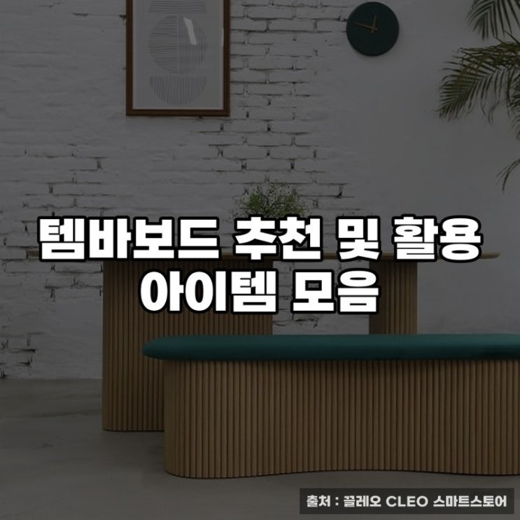  템바보드 추천 및 활용 아이템 모음