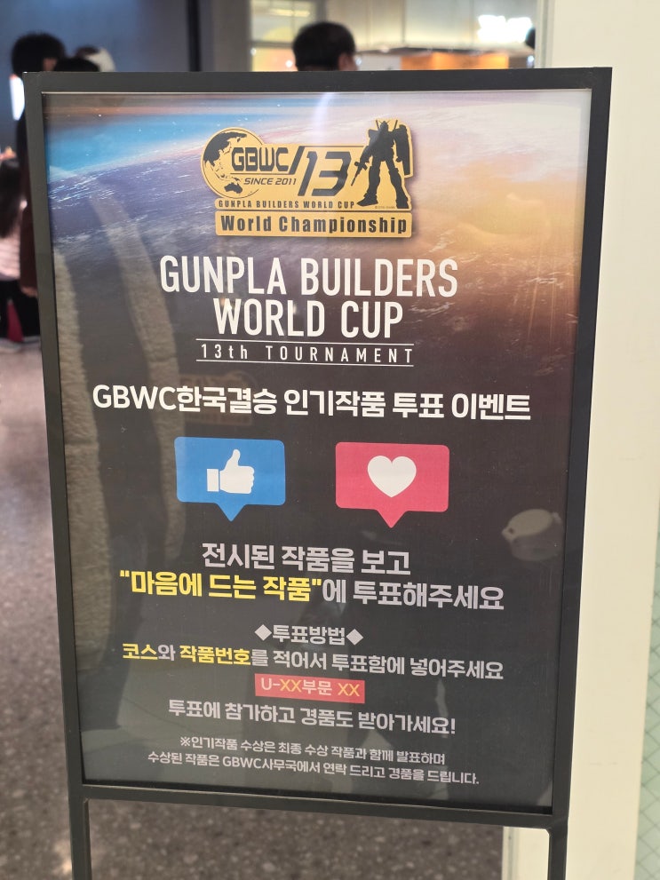  건프라 빌더즈 월드컵(GBWC) 13th 한국 본선 수상작