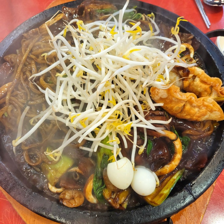  하남 맛집 추천 수타면으로 만든 돌짜장 오형제손짜장 하남점 내돈내산 후기