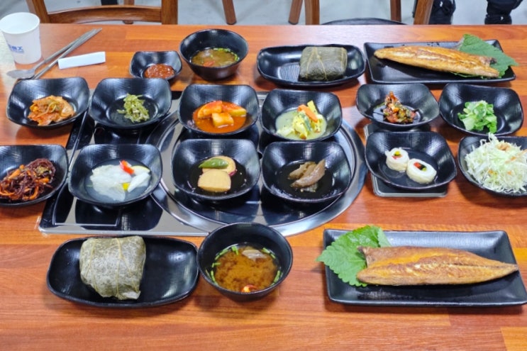 구미 장천 맛집 더백수 연밥정식과 하우스에서 직접 키운 쌈채소