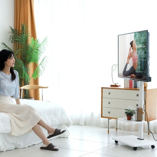 이동식TV거치대, 티비스탠드(삼성·LG 대형/중형) 공용 이동형 무빙스탠드 상품리뷰