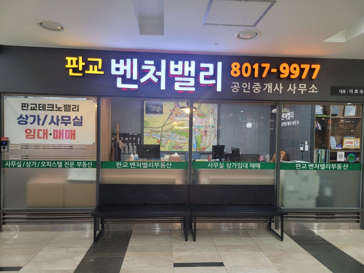  판교 분당 20평 30평 40평대 50평대 사무실 임대 월세 전문 부동산