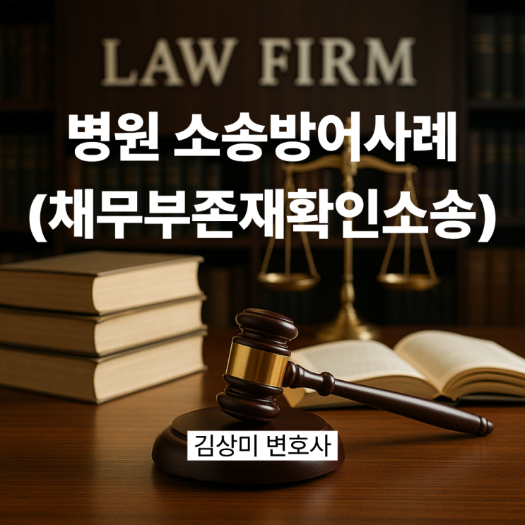  [부산/울산/경남 의료전문변호사] 환자의 손해배상 요구에 선제 대응한 채무부존재확인소송 방어 성공 사례
