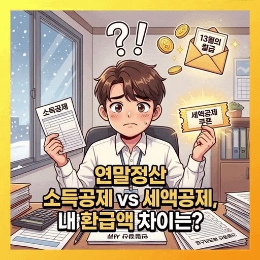  13월의 월급 노린다면 필수! 2025 연말정산 소득공제 세액공제 차이 쉽게 이해하기