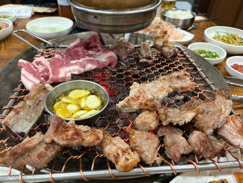여수 무선 맛집 | 풍미정참숯돼지생갈비 - 박세리의 속사정에도 나온 오대생갈비