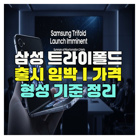  삼성 트라이폴드 출시 임박｜가격 형성 기준 정리
