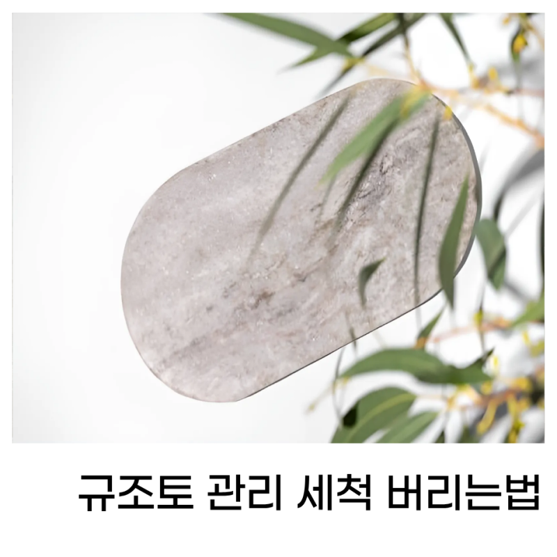 발매트 규조토 버리는법 버리기 관리팁