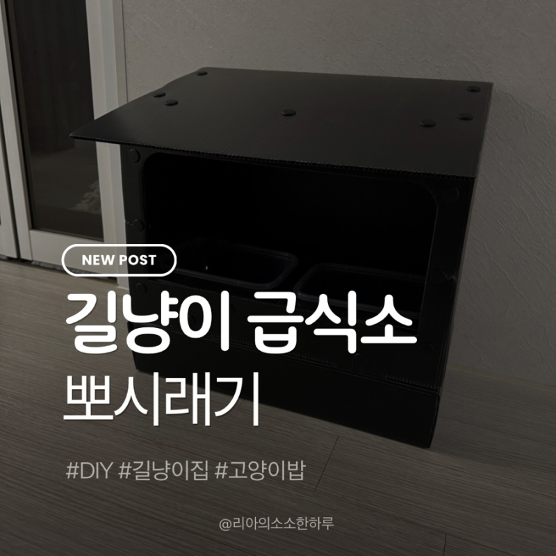 뽀시래기 | 추운겨울 길냥이들을 위한 고양이급식소