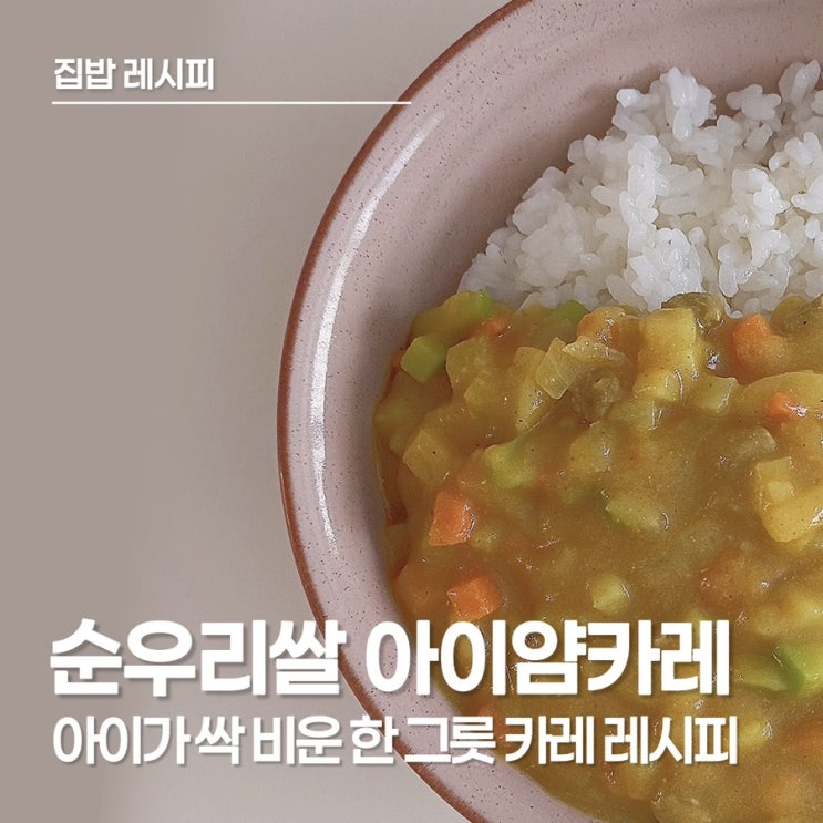  카레 레시피, 아이도 잘 먹는 한 그릇 요리로 저녁 메뉴 고민 끝