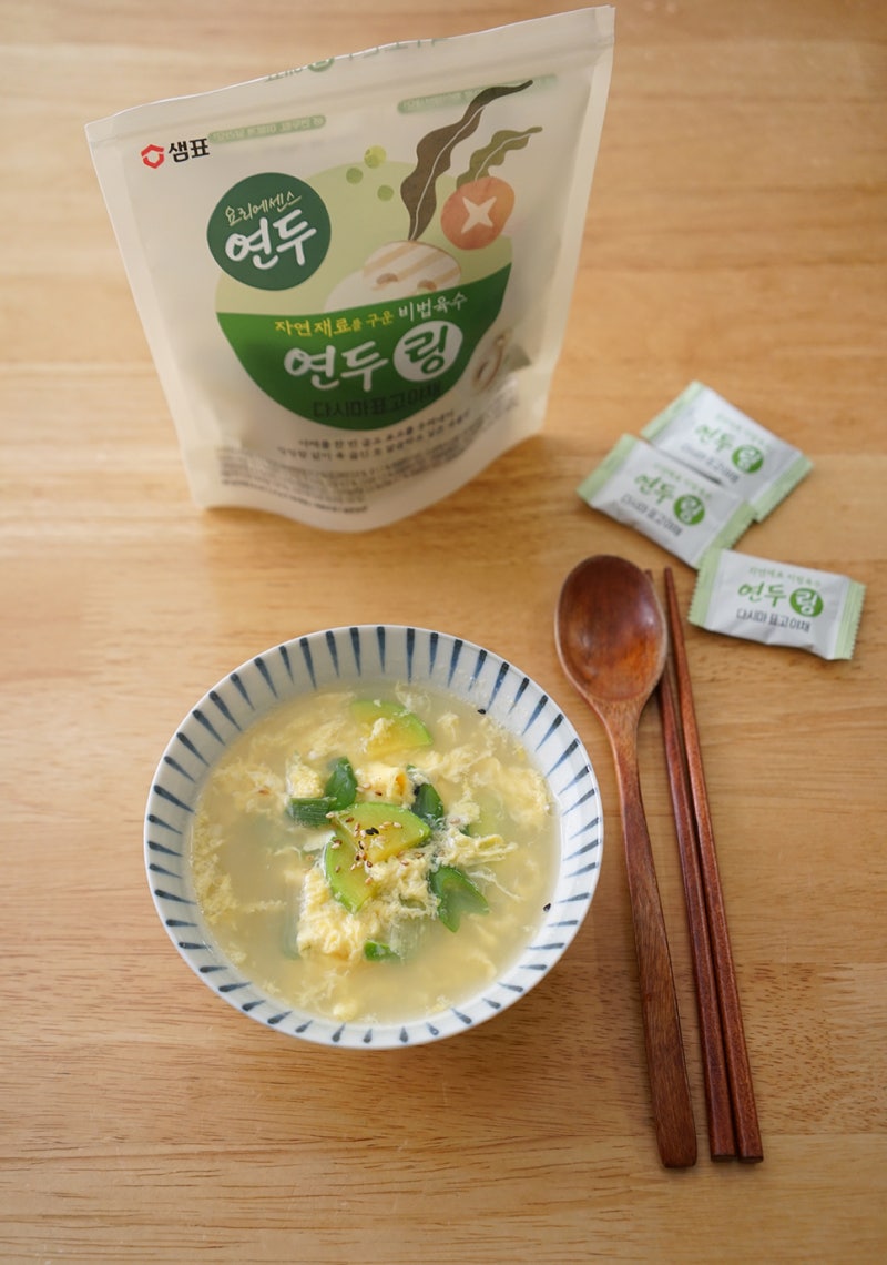 간단한 대파 계란국 끓이는법 샘표 연두링 : 네이버 블로그