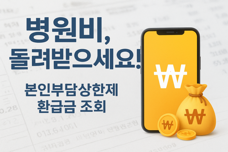  건강보험 환급금(본인 부담 상한제) 신청법