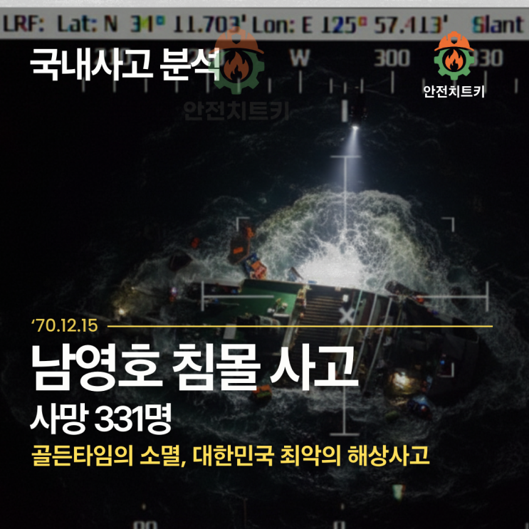  남영호의 침몰: 평범한 항해가 죽음의 공간으로 변한 이유 (12월15일의 그날)