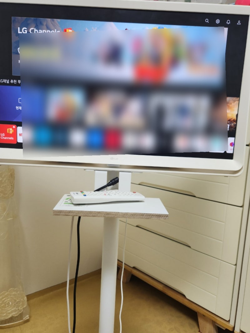 27인치 TV겸용 가성비 스마트 모니터 추천 / LG 27LQ600SW 룸앤TV 이동식모니터 사용후기