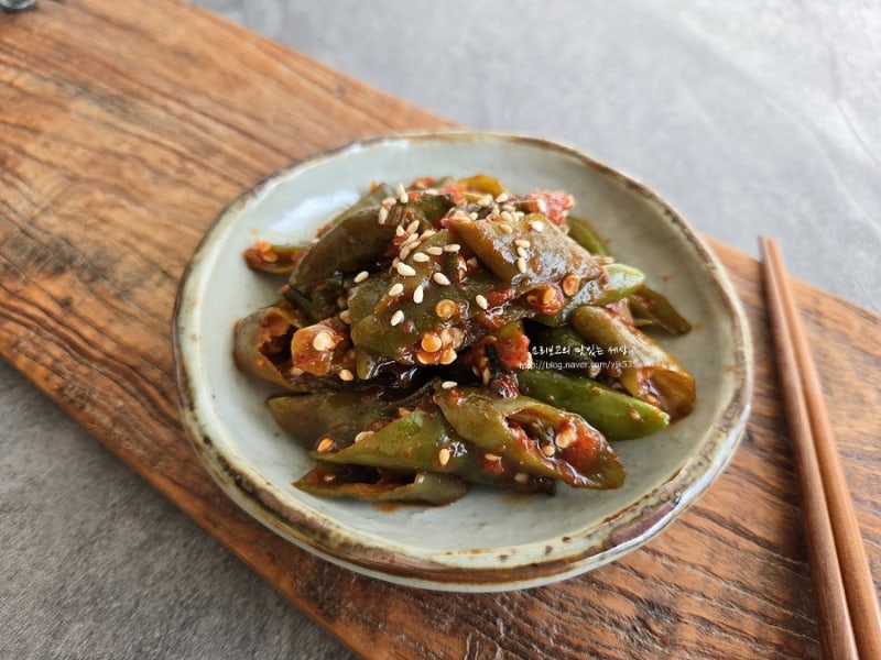 고추 장아찌 무침 삭힌 고추무침 레시피 청양고추 장아찌
