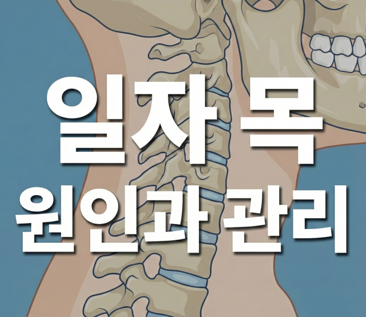  정자역 한의원 일자목 통증의 원인과 관리