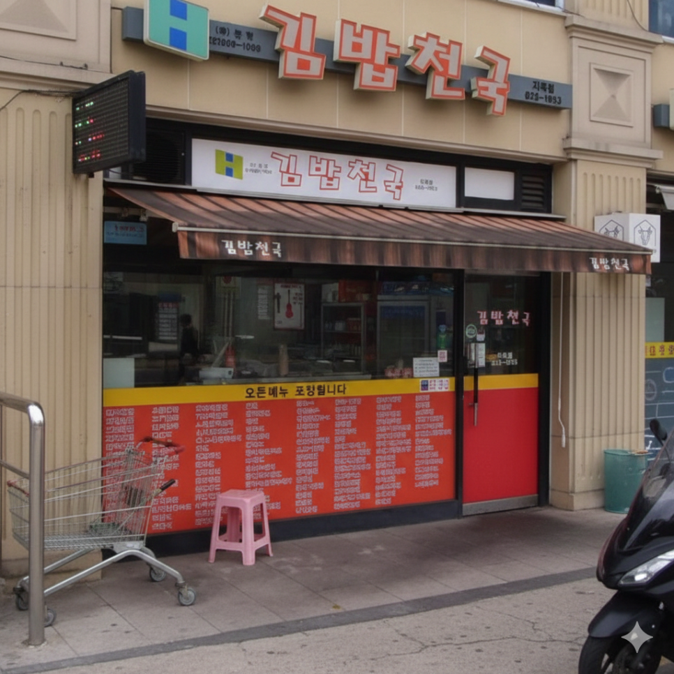 김밥천국 지족점 사진 1