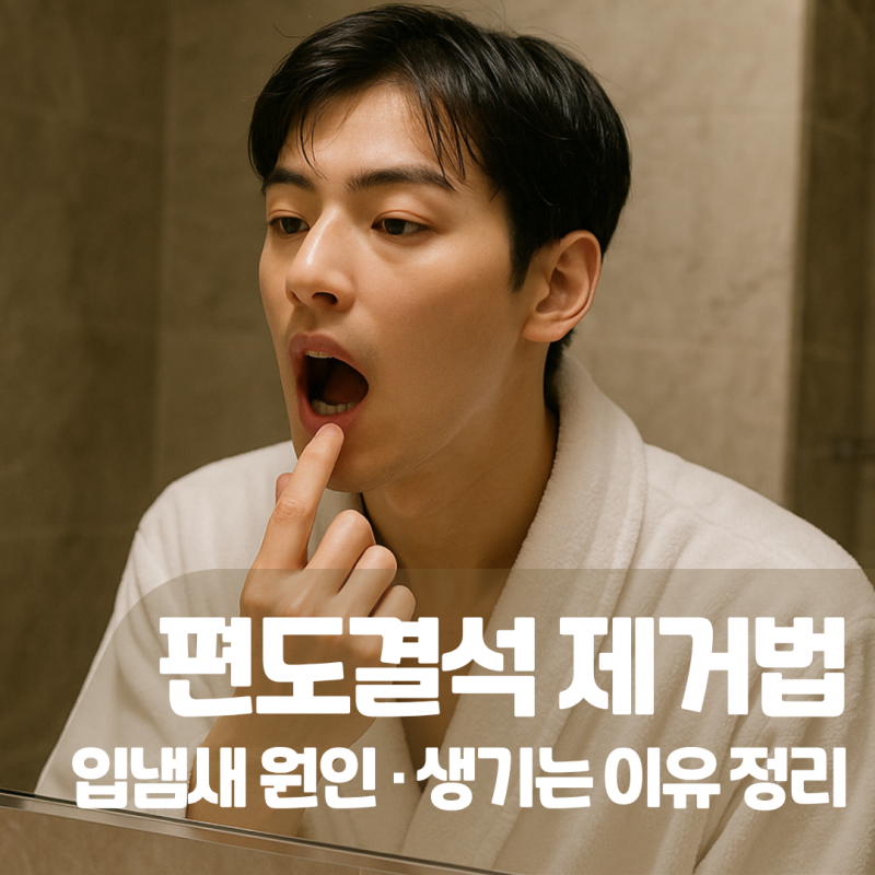 입냄새 원인 편도결석, 집에서 빼는법(셀프 제거)·생기는 이유