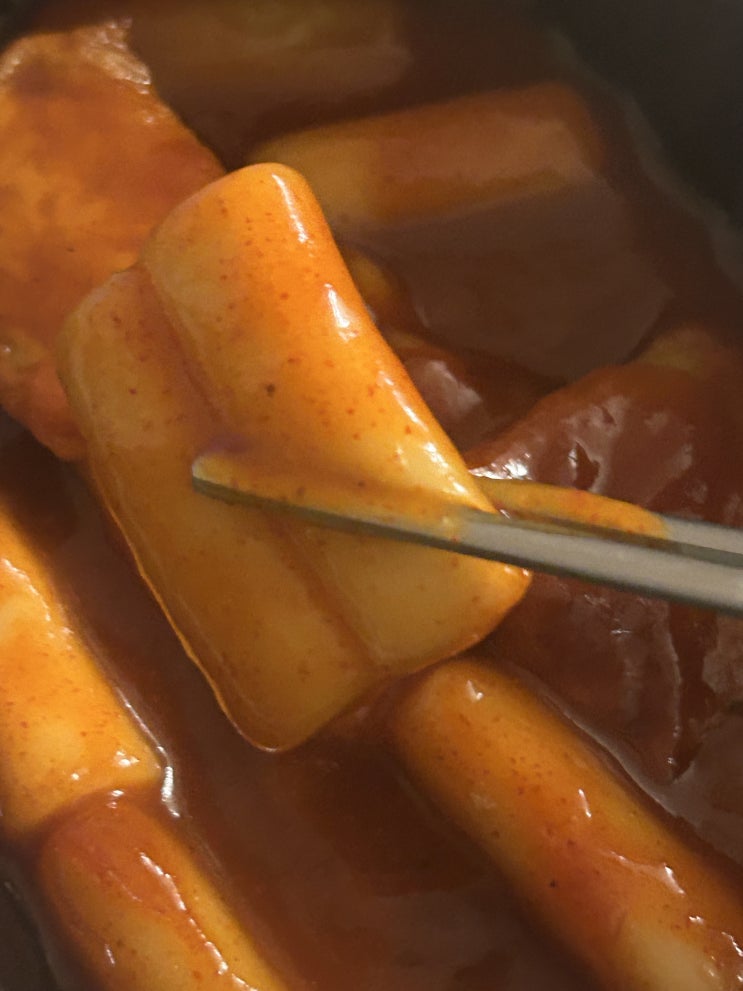  노브랜드 전자렌지 조리, 간편 떡볶이 제품 추천<사과당 달콤이 떡볶이>
