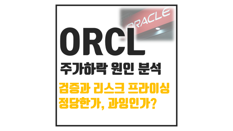  오라클 주가 하락 원인과 2배 레버리지 ETF