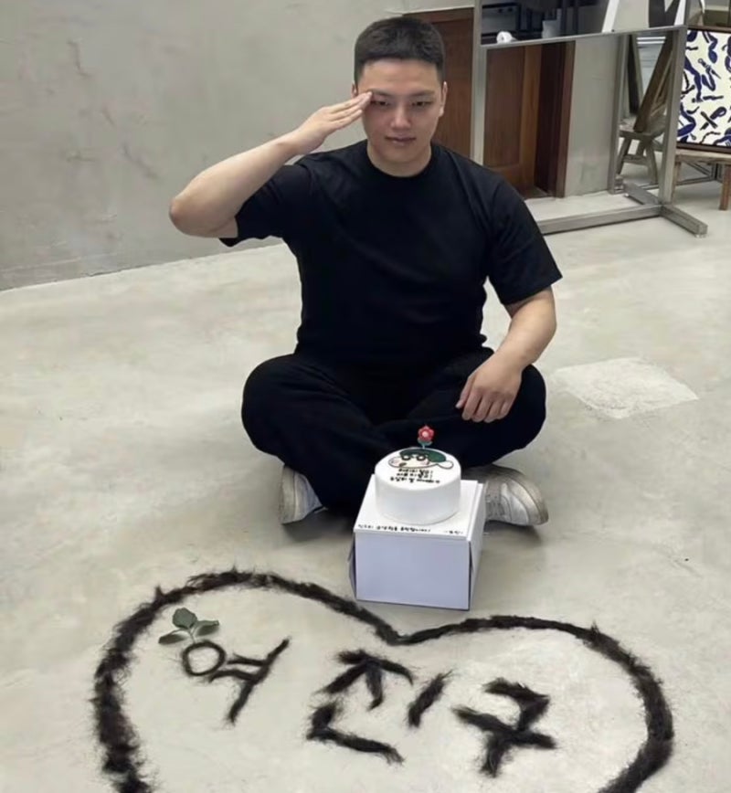 여진구 오늘 카투사 입대…짧게 자른 머리 공개, “더 성숙해져 돌아오겠습니다”