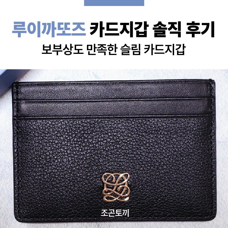 루이까또즈 카드지갑 솔직 후기 _ 보부상도 만족한 슬림 카드지갑