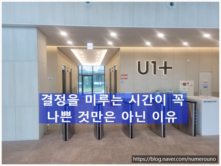  결정을 미루는 시간이 꼭 나쁜 것만은 아닌 이유