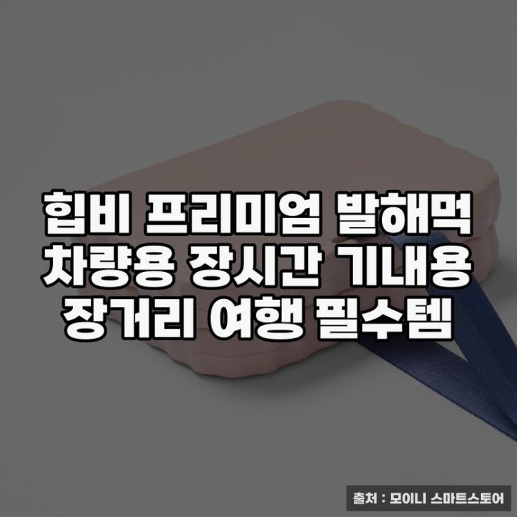  힙비 프리미엄 발해먹으로 여행의 편리함을 경험하다
