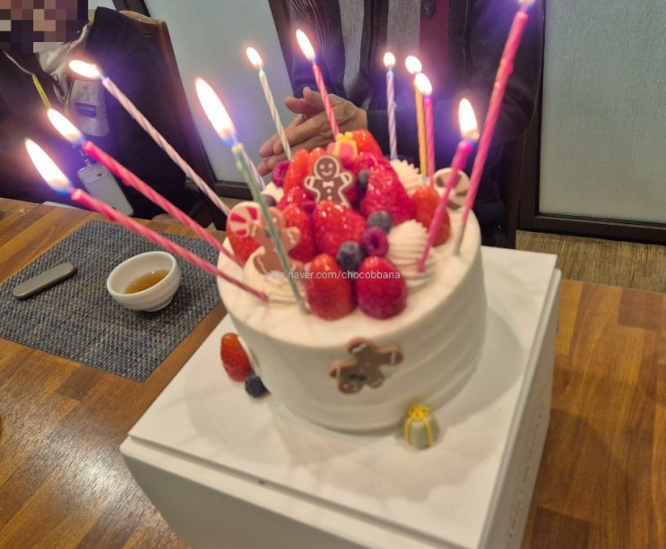  파리크라상 크리스마스 케이크 생크림 딸기 케이크 생일기념 구매