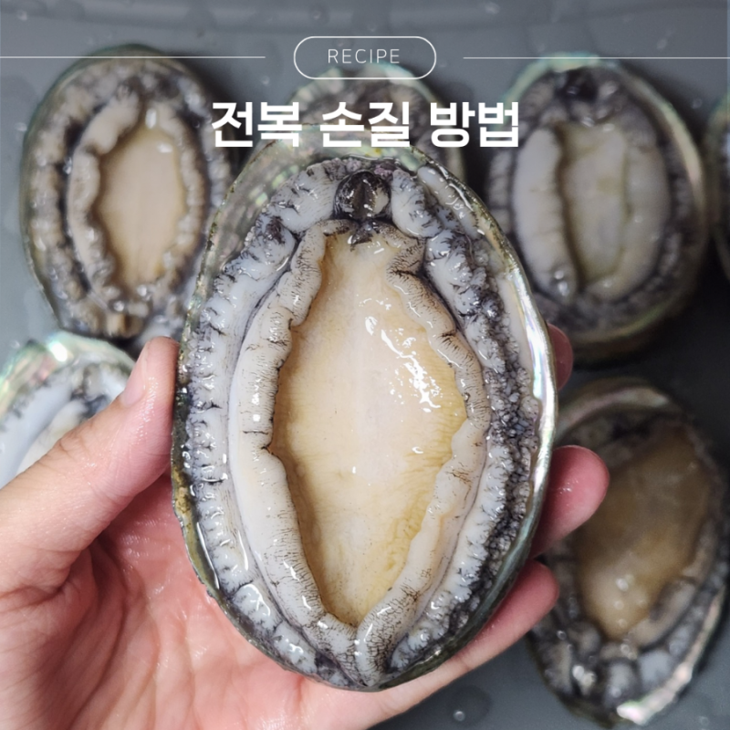 전복 손질 쉽게 하는 방법 및 냉동보관 유통기한