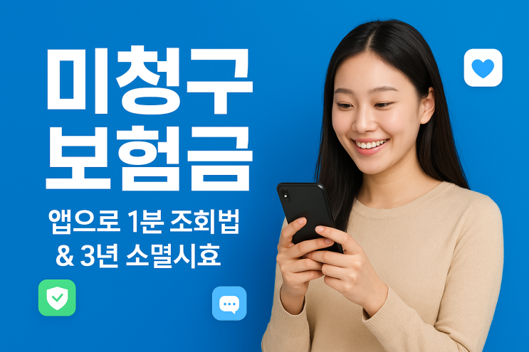  실비보험 미청구 금액, 앱으로 조회하기