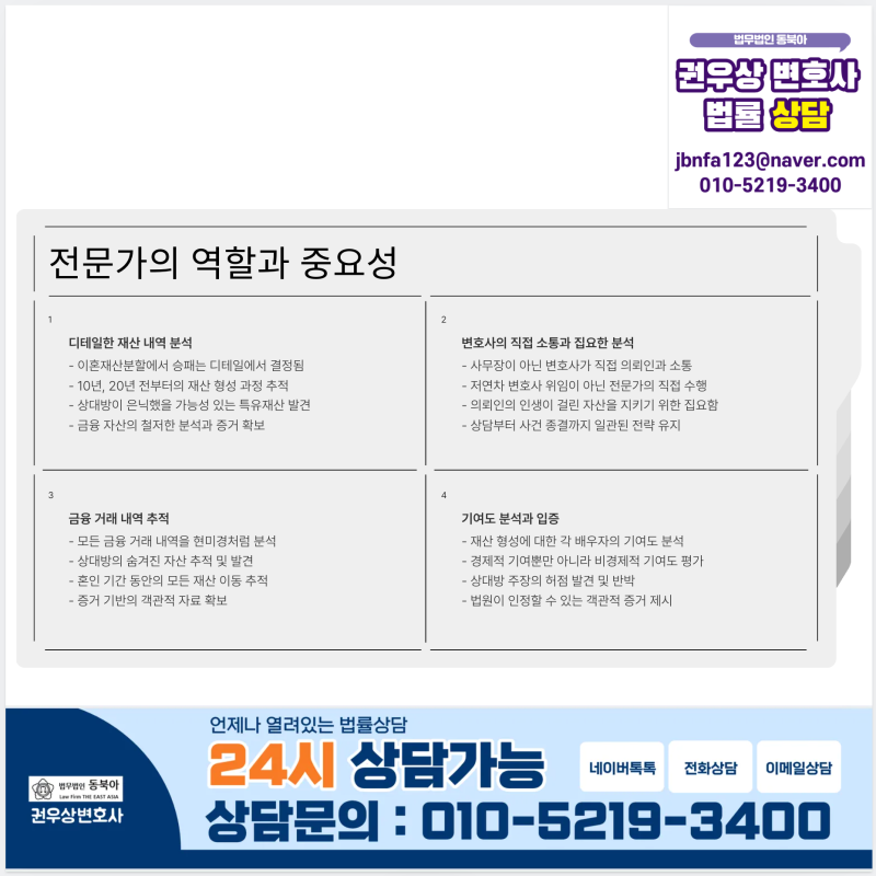 암 투병 아내와의 이혼재산분할, 과도한 요구에 1억 4천 지켜낸 실제 사례 관련 이미지 7