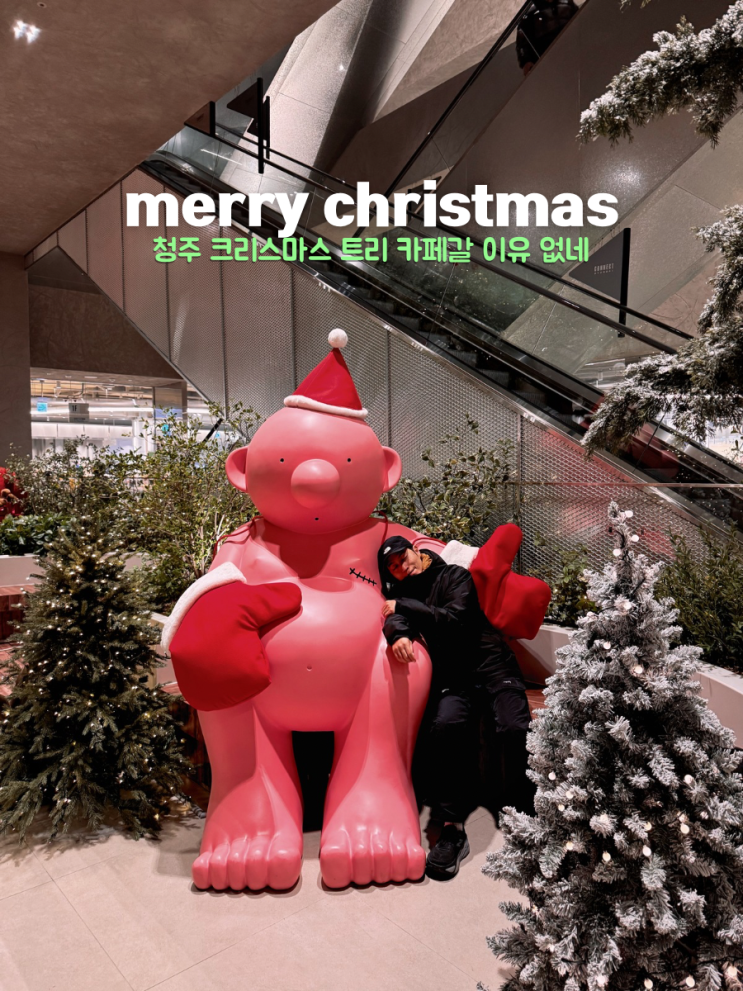  카페보다 여기, 청주 크리스마스 트리 커넥트현대