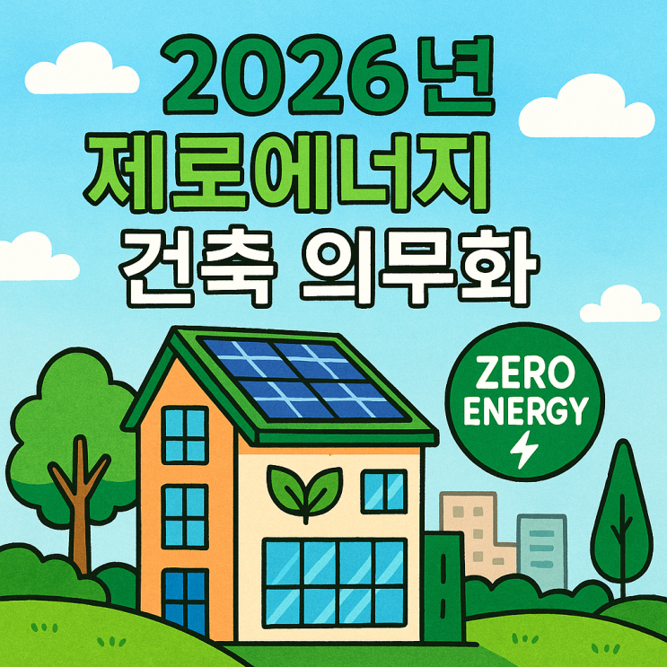  2026년 제로에너지 건축 의무화 민간 아파트 분양가 상승 전망 및 난방비 절감 효과 (지금 청약이 쌀까?)