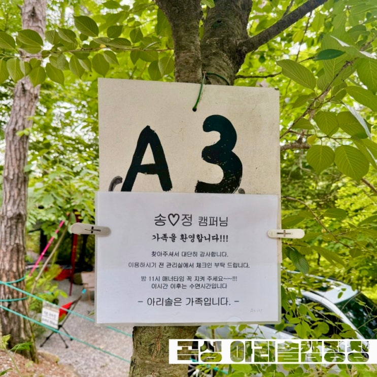  온아네 캠핑로그 3 곡성 아리솔캠핑장 숲캠핑 힐링캠핑