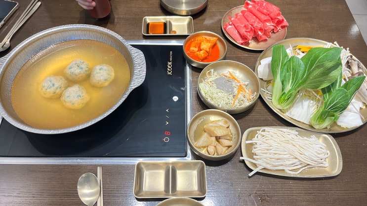 [영등포]타임스퀘어 지하 맛집 만사부 만두전골과 샤브샤브를 한번에