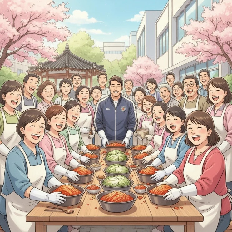 <b>박성현</b> 선수와 팬들, 100인분 <b>김장</b>김치 '연말 나눔' 동행 비결