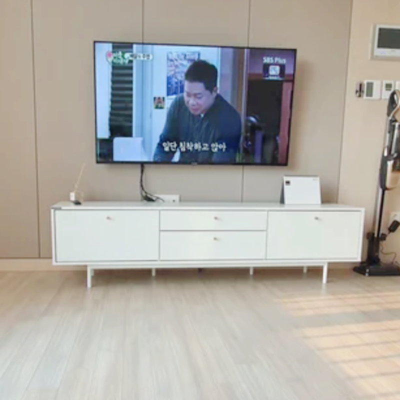 한샘 클린트 모던 거실장 180cm 서랍형 와이드 사이즈로 안정감과 디자인, 수납을 균형있게