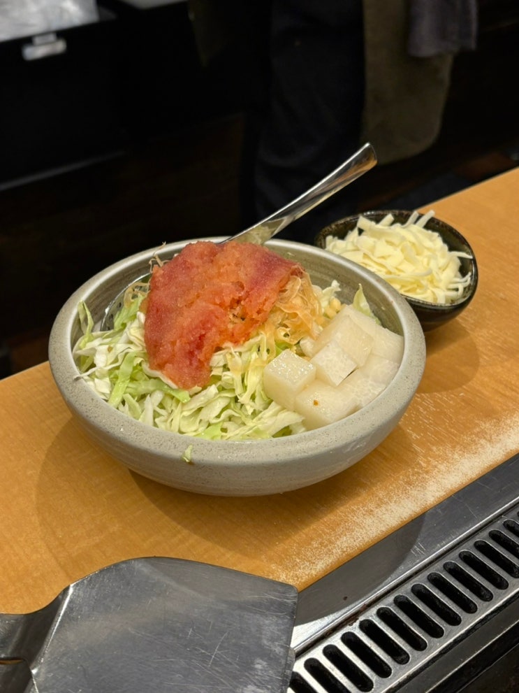  시부야 몬자야끼 야끼소바 맛집 구글평점 4.9 츠키시마몬자 오코게 시부야