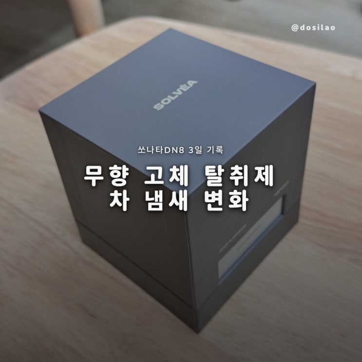  쏘나타 DN8 차량 냄새, 벤딕트(솔베아) 고체 탈취제 구입 후기